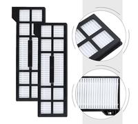 NEIQIUWING Washable Replacement Filter for Eufy X10 Pro Omni Robot Vacuum Cleaner Plastic + Filter Paper 2 or 4 Pack