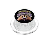 Neither Boy Nor Girl Funny Non Binary Enby Flag PopSockets PopGrip for MagSafe