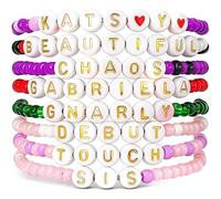 NEITWAY 8PCS Friendship Bracelet, Top Korean Girl Groups Kats Bracelets, Bracelets Kit For the Pop Singers Fans Accessories, Y2K Colourful Bracelets Gifts