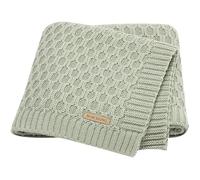Neiwech Cellular Baby Blanket Knitted Soft Blankets for Newborn Boy Girl 100 * 80cm Green
