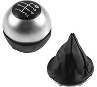 Neixlyi Car Gear knob for Fiat 500 500C 6 for Speed Gear Shift Knob Sitck Head Leather Gaiter Boot Cover