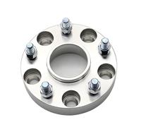 Neixlyi car wheel spacers 2Pieces 15/20/25/35mm Wheel Spacer Adapter PCD 5x105 CB 56.6mm 5 Lug Suit For Chevrolet(2PCS 25mm Silver)