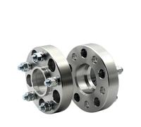 Neixlyi car wheel spacers 2Pieces 15/20/25/35mm Wheel Spacer Adapter PCD 5x105 CB 56.6mm 5 Lug Suit For Chevrolet For Buick Universal Car(2PCS 30mm Silver)