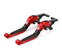 Neixlyi Motorcycle Clutch Lever Motorcycle Lever Sets Brake Clutch Extendable Adjustable Bendable Levers for X-MAX 125 250 300 400 2017-2022(Red)