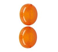Neixlyi motorcycle turn signals 2 for pcs Plastic Motorcycle Turn Indicator for Signal Light Lens Cover Amber/Smoke/White For Yamaha V-For Star 1100 650 For Royal For V-Max(Amber)