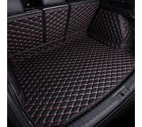 NEJIYA Car Trunk Mats for Ford Puma 2020-2021, Full Coverage Leather Car Boot Liner Mat, Waterproof Rear Trunk Protector Mat Scratch Proof Carpets Cargo Storage Tray,D-Blackred