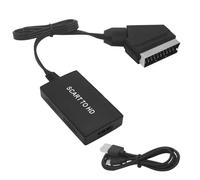 NEKAPLO 1PC Scart to HDMI Converter Cable,Full HD 1080P SCART to HDMI Adapter for TV, DVD, STB, VHS, PS2, Sky Box, Plug & Play