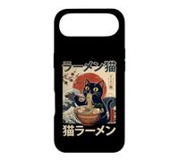 Neko Ramen Black Cat Great Wave Japanese Ukiyo-e Style Art Case for iPhone Air