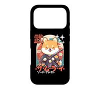 Neko Samurai Shiba Inu Dog Case for iPhone 17 Pro