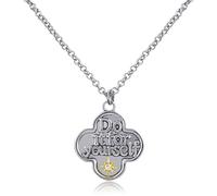 NEKOL Inspirational Pendant Necklace for Women, We Can Always Begin Again Good Things Ahead Clap For Yourself You Got This Enjoy This Moment Do It for Yourself Necklace, Inspirational Jewelry Gift, L