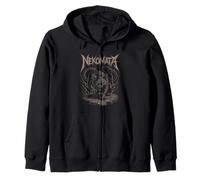 Nekomata Demon Cat with Electric Power Japanese Horror Zip Hoodie