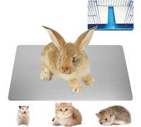 NEKOSUKI Rabbit Cooling Pad, Hamster Cool Plate Ice Bed, Pet Cooling Mat for Bunny Puppy Kitten Guinea Pig Cat & Other Small Pets Stay Cool, Bite Resistance Aluminium Alloy Cool Pads, 12x8 IN