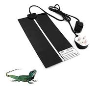 NEKOSUKI Reptile Heating Mat, 7W 11x5.9 inch Waterproof Reptile Heat Pad Under Tank Terrarium with Temperature Control, Safety Adjustable Reptile Heat Mat for Turtle, Tortoise, Snakes, Lizard, Gecko