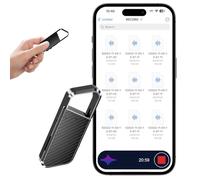 NekSide Dictaphone Portable Voice Recorder 128 GB,HD sound recording,3200 hours storage, Recorder with DSP Intelligent Noise Cancellation,Voice recorder for travelling, interviews and meetings
