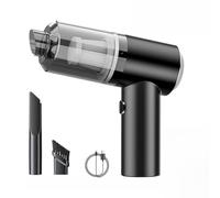 Neksong Dustaclean Handheld Vacuum Original, Cordless Vacuum, High Suction Car Vacuum Cleaner for Carpet, Upholstery, Crumbs, Dust & Ash (black)