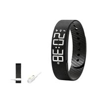 Neksong Fit Sleeps 100% Wake-Up Alarm-Pro Version,Alarm Clock Watch,Silent Vibration Wake Up Wristband, Vibrating Reminder Watch, Snooze Free Smart Watch for Men and Women (Black)