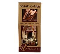 Nektar, Greek Coffee Classic Blend, Package with Tratitional Coffee Maker for Cooking Briki, 250 g