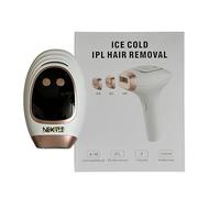 Nektle IPL Laser Hair Removal Device for Women & Men at Home 20J High Energy 999,999 Flashes 9-Level Cooling System 5 Adjustable Settings Painless & Permanent for Legs, Face, Bikini, Body
