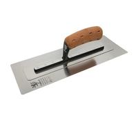 NELA 16in MediFLEX Trowel - Premium Medium Flex Plasterers Trowel 16x4.9in 10894012BK
