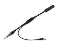 Nelawya Universal DAB+/FM Antenna Splitter Adapter Cable for Car | ISO to DIN & SMB Plug Connector | Compatible with Pioneer, Sony, Alpine, TechniSat Car Radios