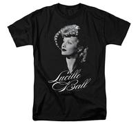 NelaYan Lucille Ball - Pretty Gaze T-Shirt O-Neck Unisex Short Sleeve T-Shirt Black XXL