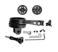 NELboNs Bicycle Computer Mount Bracket Compatible with Gar min/Mage ne C406 C206/G/G+/Bry ton/Wa hoo GPS Computer with Sport Action Camera Adapter for 3T Apto Stealth Stem