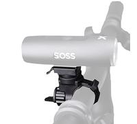 NELboNs Bike Headlight Mount Bracket Compatible with XOS S XL-400 Headlight LD09 Tailight Adapter Flex Tight Mount Out-Front Handlebar Flashlight Mount Adjustable Strap Torch Light Holder