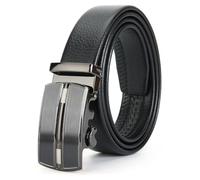 Nelbons Men's Belt,Ratchet Belt for Men with Slide Buckle,Trim to Fit width 3.5cm