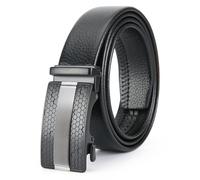 Nelbons Men's Belt,Ratchet Belt for Men with Slide Buckle,Trim to Fit width 3.5cm