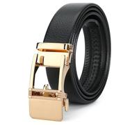 Nelbons Men's Belt,Ratchet Belt for Men with Slide Buckle,Trim to Fit width 3.5cm