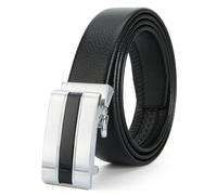 Nelbons Men's Belt,Ratchet Belt for Men with Slide Buckle,Trim to Fit width 3.5cm