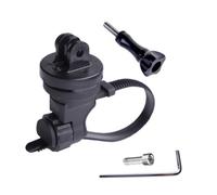 NELboNs Quick Release Sport Action Camera Adapter Mount | Bicycle Out Front Handlebar, Hero D JI Insta 360 Compatible, Thumbscrew Strap Mount