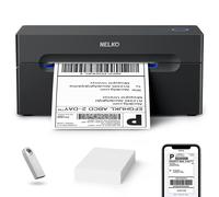 Nelko Bluetooth Thermal Label Printer, Wireless 4x6 Shipping Label Printer fo...