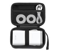 Nelko Genuine Case for P21 Label Maker, Compatible with Phomemo D30 D35 Label Maker, for NIIMBOT D11 D110, for JADENS/Memoking/SUPVAN, Box with Mesh Pocket for Batteries Accessories (Case Only), Black