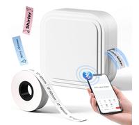 NelkoGlobal Label Makers, Mini Label Maker with Multiple Templates, Label Maker Machine with Tape for Organizing Storage, D32 Portable Rechargeable Label Printer, Label Machine for Home Office School