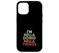 Nella Name Nella Personalized Name First Given Case for iPhone 12/12 Pro