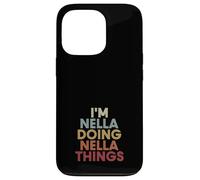 Nella Name Nella Personalized Name First Given Case for iPhone 13 Pro