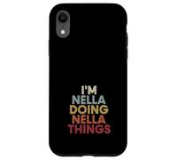 Nella Name Nella Personalized Name First Given Case for iPhone XR
