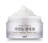 Nella Oneday Whitener, White Snow Whitening and Brightening Ferment Cream, Radiant Tone-Up, Korean Beauty, 1.76 Ounce
