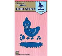 Nellie Snellen Shape Dies Blue Easter Chicken 72 x 91 mm