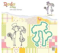 Nellie's Choice Bruiloft Clear Stamp Die Cut - 5 x 6 cm - Snijmal voor Kaarten Maken, Kerst, Scrapbooking, Knutselen, DIY