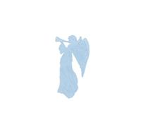 Nellie's Choice Christmas Cutting, Angel Shape Die, 6.9 x 11.9 cm, Card Making Supplies, Metal Dies for Scrapbooking, DIY and Paper Crafts, Blue, 69x119mm
