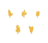 Nellie's Choice Christmas Cutting Die, Christmas Branches, 5 Shape Dies, 3.3 x 2.5 to4.6 x 3.5 cm, Card Making Supplies, Metal Craft Dies for Scrapbooking, DIY and Paper Crafts