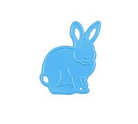 Nellie's Choice Cozy Dies Rabbit Punching and Embossing Folder 40 x 55 mm