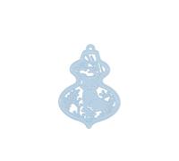 Nellie's Choice Cutting Christmas Ball with Forest Shape Die-7,8 x 10 cm-Card Making Supplies-Metal Dies for Scrapbooking, DIY and Paper Crafts, Blue, 78x100mm