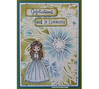Nellie's Choice Cutting Die and Clear Stamp, Girl, 4.4 x 7.7 cm, Card Making Supplies, Metal Dies for Scrapbooking, DIY and Paper Crafts, Multiple Colours, 44x77mm
