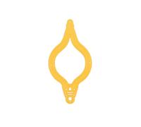 Nellie's Choice Cutting Die and Stencil Droplet Christmas Ball-5 x 10 cm-Card Making Supplies-Metal Dies for Scrapbooking, DIY and Paper Crafts, Yellow, 50x100mm