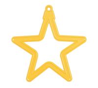 Nellie's Choice Cutting Die and Stencil Star Christmas Ball-9,8 x 10 cm-Card Making Supplies-Metal Dies for Scrapbooking, DIY and Paper Crafts, Yellow, 98x100mm