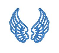 Nellie's Choice Cutting Die, Wings, 2 Shape, 9.2 x 6.9 cm, Card Making Supplies, Metal Dies for Scrapbooking, DIY and Paper Crafts, Blue, 92x69mm