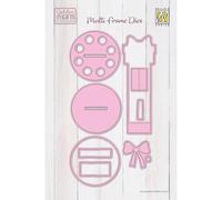 Nellie's Choice Cutting Dies Money Cake - 12 Multi Frame Dies - Metal Craft Dies for Gift Box, DIY and Paper Crafts